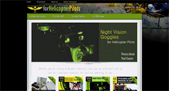 Desktop Screenshot of forhelicopterpilots.com